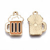 Eco-Friendly Alloy Enamel Pendants X-ENAM-Q437-048-NR-2
