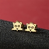 Stainless Steel Stud Earrings PW-WG95520-25-1