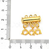 Brass Magnetic Slide Lock Clasps AJEW-PH01208-03-3
