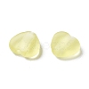 Heart Transparent PVC Plastic Cord Lock for Mouth Cover KY-D013-03E-2