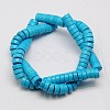 Synthetic Turquoise Beads Strands TURQ-G110-8x4mm-06-2