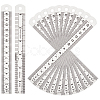 20Pcs Stainless Steel Ruler TOOL-UN0001-35-1