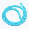Natural White Jade Bead Strands G-R409-3x5-02-2