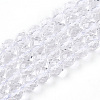 Natural Quartz Crystal Beads Strands G-S345-6mm-35-2