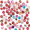 Flatback Glass Cabochons for DIY Projects GGLA-PH0005-12mm-06A-1