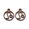 Walnut Wood Laser Cut Pendants WOOD-Q051-07L-1