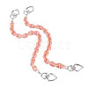 2Pcs Acrylic Link Bag Extender Chains HJEW-TAC0140-1