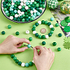 340Pcs 5 Colors Wood European Beads WOOD-PH0003-31-4