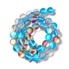 Synthetic Moonstone Beads Strands G-E573-01C-22-2