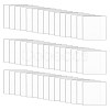 50Pcs Transparent Acrylic Action Figure Display Bases TACR-FG0001-20-1
