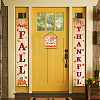 Polyester Hanging Sign for Home Office Front Door Porch Decorations HJEW-WH0023-014-5