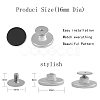 15 Sets 3 Styles Zinc Alloy Scalable & Removable Jean Button FIND-SZ0001-57-7