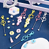 DIY Keychain Making Kits DIY-SC0029-83-3