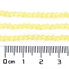 Baking Paint Transparent Glass Beads Strands DGLA-F029-J2mm-06-5