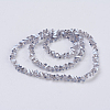 Electroplate Glass Beads Strands EGLA-J145-4mm-PL03-2