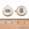 IP Plating(IP) 304 Stainless Steel Enamel Pendants STAS-A103-01G-01-3