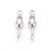 Tibetan Style Zinc Alloy Pendants A-PALLOY-F248-013AS-1