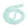 Transparent Crackle Glass Beads Strands CCG-L050-01B-07-3