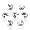 Non-Tarnish 304 Stainless Steel Crimp Beads Covers STAS-S117-011A-3