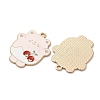 Alloy Enamel Pendants STAS-I354-02KCG-04-2
