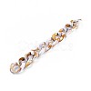 Acrylic Curb Chains AJEW-JB00505-04-1