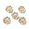 Transparent Plating Acrylic Beads X-OACR-L013-028-3