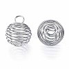 Iron Wire Pendants IFIN-R231-25mm-P-2