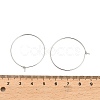 Brass Hoop Earring Findings KK-R112-038D-3