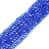 Electroplate Glass Beads Strands EGLA-A044-T1mm-A31-1