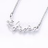 Tarnish Resistant 304 Stainless Steel Jewelry Sets SJEW-O090-14P-3