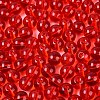 FGB Transparent Glass Seed Beads SEED-N013-01C-08-4