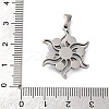 304 Stainless Steel Pendants STAS-L280-01P-03-3