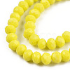 Opaque Solid Color Glass Beads Strands EGLA-A034-P4mm-D26-2