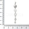 Brass Micro Pave Clear Cubic Zirconia Pendants KK-D101-01B-P-3