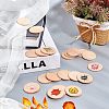 Beech Wooden Round Pieces LS-WOOD-WH0101-32B-5