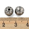 Round 304 Stainless Steel Beads STAS-E214-01AS-04-3