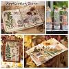 6Pcs Plant PET Adhesive Waterproof Stickers DIY-K074-01E-5