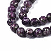 Assembled Synthetic Charoite and Pyrite Beads Strands G-S366-056-3