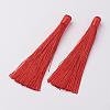 Nylon Tassels Big Pendant Decorations HJEW-G010-B-2