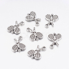 Tibetan Style Zinc Alloy Pendants X-TIBEP-R334-135AS-RS-1