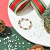 Christmas Theme Glass Rings RJEW-TA00122-2