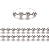 Tarnish Resistant 304 Stainless Steel Ball Chains CHS-E021-13G-P-1