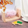 Wooden Weaving Loom Roller Frames DIY-WH0183-23-4