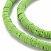Handmade Polymer Clay Bead Strands CLAY-T002-4mm-68-3