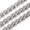 304 Stainless Steel Woven Link Chains CHS-S012-02P-1