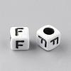 Opaque Acrylic Beads SACR-Q188-02F-2