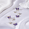 1 Pair Crystal Stud Earrings EJEW-LP0001-90-3
