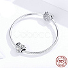 925 Sterling Silver Euorpean Beads STER-FF0012-02AS-3
