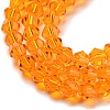 Transparent Glass Beads Strands GLAA-F029-4mm-23-3