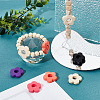 20Pcs 5 Colors Food Grade Eco-Friendly Silicone Beads SIL-NB0001-14B-5